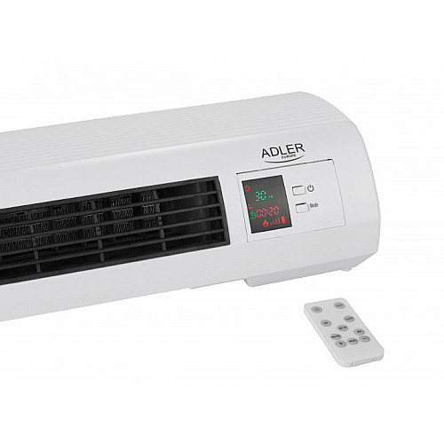 Повітряна завіса тепловентилятор з пультом Adler AD 7714 2200W White