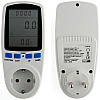 Ваттметр энергометр с подсветкой Sinotimer CAT II PP-3454 3680W/16А Белый