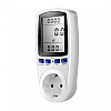 Ваттметр энергометр с подсветкой Sinotimer CAT II PP-3454 3680W/16А Белый