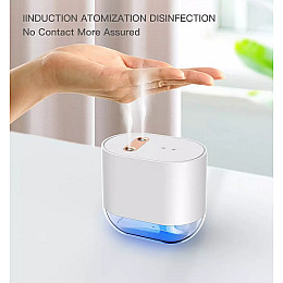 Безконтактний сенсорний диспенсер стерилізатор рук акумуляторний UV Sterilizer 44 Білий
