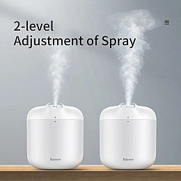 Увлажнювач повітря з функцією нічника Baseus Elephant Humidifier 600 мл DHXX-02 Білий