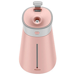 Увлажнювач повітря Baseus Slim Waist Humidifier + USB Лампа/Вентилятор DHMY-B04 Рожевий