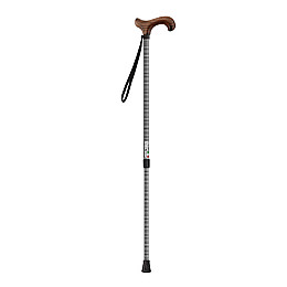 Трость телескопическая MQ Perfect Maniquick MQ552 Tartan Nero – Manico Derbi Legno 55-94 см Комбинированный