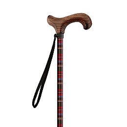 Трость телескопическая MQ Perfect Maniquick MQ556 Scozzese – Manico Derbi Legno 55-94 см Комбинированный