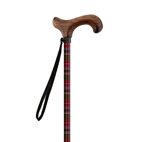 Трость телескопическая MQ Perfect Maniquick MQ556 Scozzese – Manico Derbi Legno 55-94 см Комбинированный