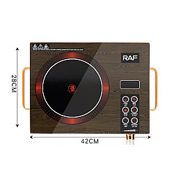 Інфрачервона електроплита RAF 8004 3500W для всіх видів посуду