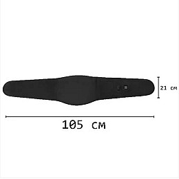 Электрическая USB грелка-пояс с подогревом Lesko YX211 вибрационный поясничный согревающий