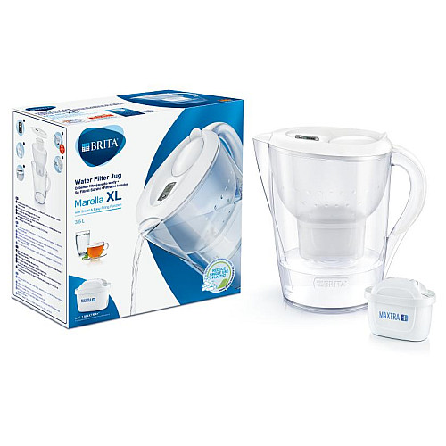 Фільтр-кувшин Brita Marella 3.5 л Memo MX+ білий