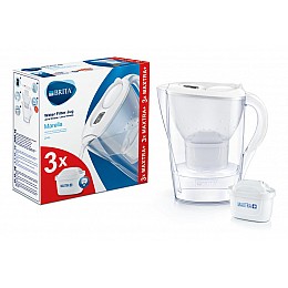 Фильтр-кувшин Brita Marella Memo 2.4 л белый + 3 картриджа