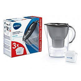 Фильтр-кувшин Brita Marella 2.4 л графит + 3 картриджа