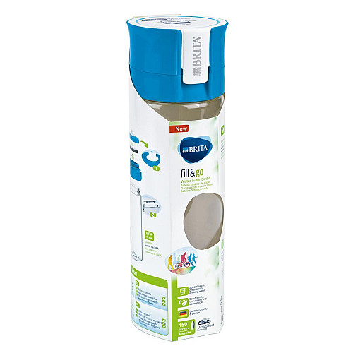 Фільтр-пляшка Brita Vital 600 мл синя