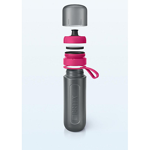 Фільтр-пляшка Brita Active 600 мл рожева