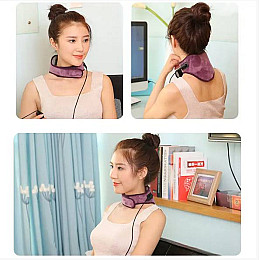 Грілка для шиї usb Anyuekang AYK-013 Purple шийний електричний обігрів