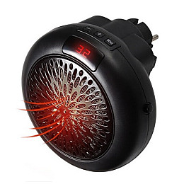 Портативный обогреватель RIAS Warm Air Heater 900W Black (3_02279)