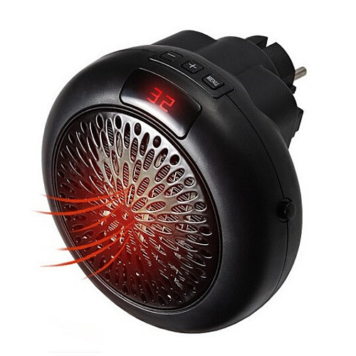 Портативный обогреватель RIAS Warm Air Heater 900W Black (3_02279)