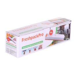 Побутовий вакуумний пакувальник Freshpack Pro 10 пакетів White-Orange (3_00738)
