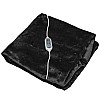 Плед шаль одеяло с подогревом Lesko 100*65 Black usb от повербанка