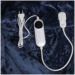 Плед одеяло з підігрівом Lesko QNS-PT180*150 см Blue