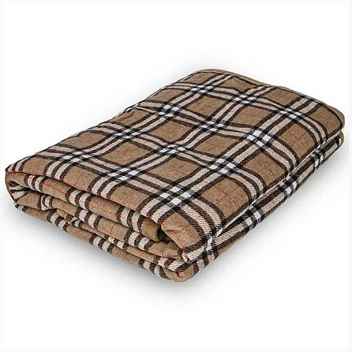 Электрическая шаль плед Lesko 140*80 см Brown