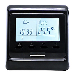 Wifi термостат для газового и электрического котла с LCD дисплеем Minco Heat MK60L Черный (100862)
