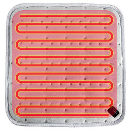 Накидка на кресло стул с подогревом Lesko usb 45*45 cm Серый (10425-54086)