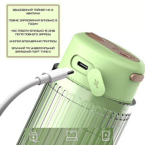 Беспроводной ирригатор для зубов NiceFeel Портативный 2 Насадки FC5120 (580)