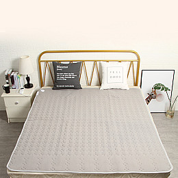 Електропростирадло плед ковдра Lesko STT 180*150 см Сірий з підігрівом від мережі 220 вольт