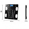 Весы напольные умные RIAS A-8003 Bluetooth до 180 кг Black (3_01548)