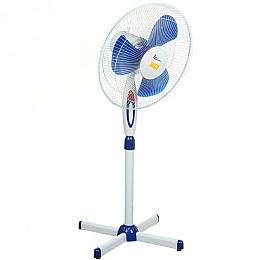 Вентилятор підлоговий Opera FS-1619 35W White-Blue (3_01997)