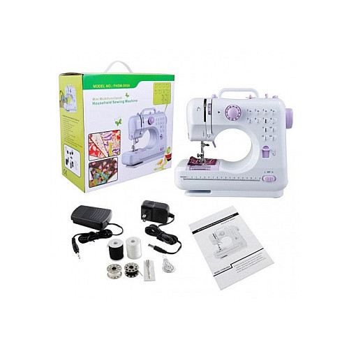 Домашня швейна машинка, як бачили на телебаченні Mini Sewing Machine FHSM 505 12в1 (2_009715)