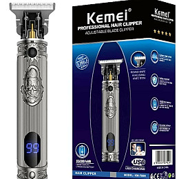 Триммер аккумуляторний для бороди і вус Kemei КМ-700H 10W (2_009814)
