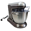 Миксер-тестомес планетарный DSP KM-3025 с металлической чашей 6.5L 1200W Silver (3_01365)