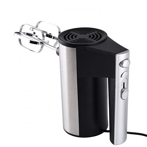 Миксер ручной DSP KM-2047 на 5 скоростей 150W Silver-Black (3_01366)