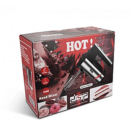 Міксер ручний DSP KM-2047 на 5 швидкостей 150W Silver-Black (3_01366)