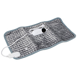 Плед шаль одеяло с подогревом от сети Lesko 30*60 см Серый (10426-54892)