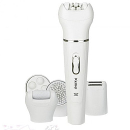 Жіночий епілятор акумуляторний бездротовий Kemei BMQ KM 2199 5 в 1