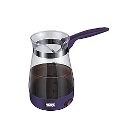 Турка электрическая стекло DSP KA-3037 0,5 L Фиолетовая