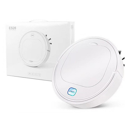 Робот пылесос RIAS ES28 Smart Robot 3W White (4_00383)