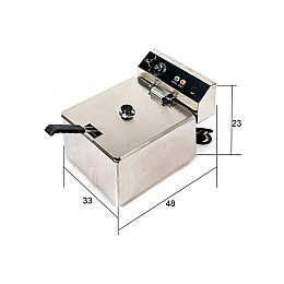 Фритюрница электрическая BOZONE 11L 3500W (3_01713)