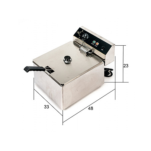 Фритюрниця електрична BOZONE 11L 3500W (3_01713)