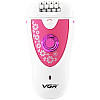 Эпилятор женский аккумуляторный VGR V-722 White-Pink (3_01736)