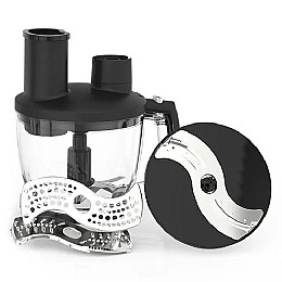 Мини кухонный комбайн блендер с насадками 4 в 1 MAGIO MG-642 Black