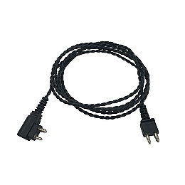 Шнур для карманного слухового аппарата Axon 2 pin 71 см Черный