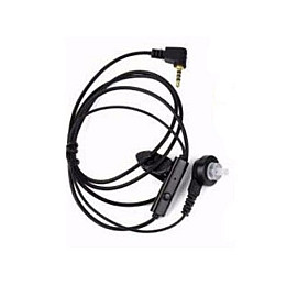 Комплект шнур + навушник для кишенькового слухового апарату Axon мікро-Джек 2.5 mm 3pin Чорний