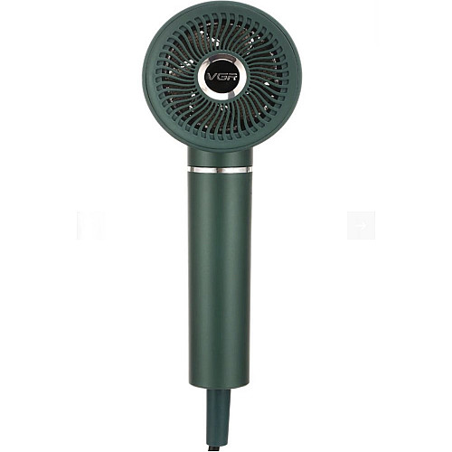 Профессиональный фен для сушки и укладки волос VGR V-431 1800W Green