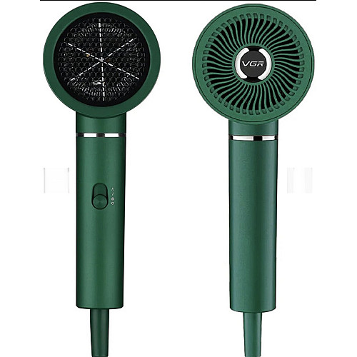 Профессиональный фен для сушки и укладки волос VGR V-431 1800W Green