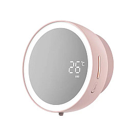 Сенсорний диспенсер настінний дозатор для мила з дзеркалом Zhiya MYX-W2 LED Pink