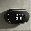 Сенсорный диспенсер настенный дозатор для мыла с часами Zhiya MYX-W2 Black