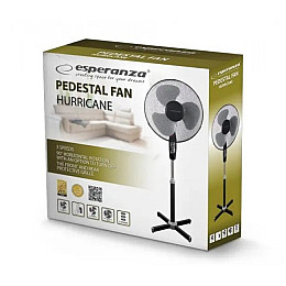 Вентилятор підлоговий Esperanza EHF001KE Hurricane Black/Grey