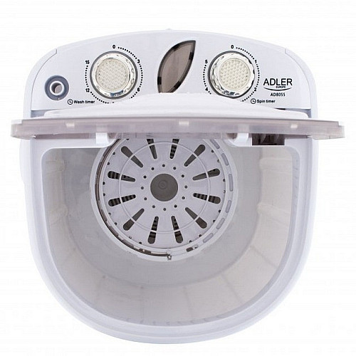 Портативна міні пральна машина Adler AD 8055 White N